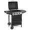 Outdoor Propane Gas Grill 39000 BTU with 3 Burners and Storage